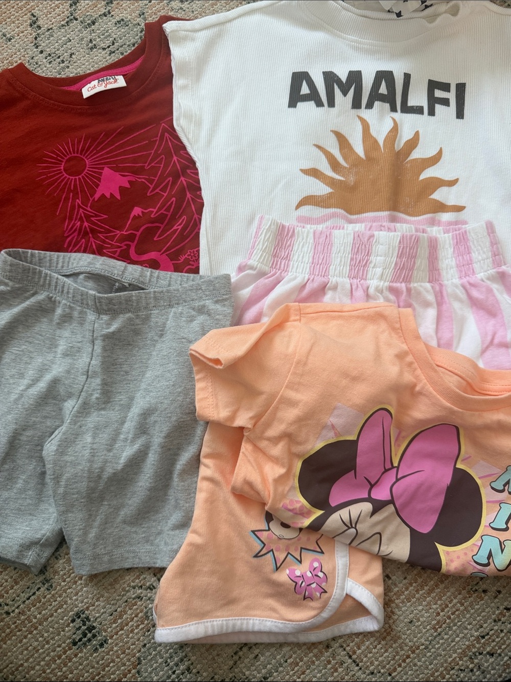 Cat & Jack Kids Mixed Tops and Shorts bundle
